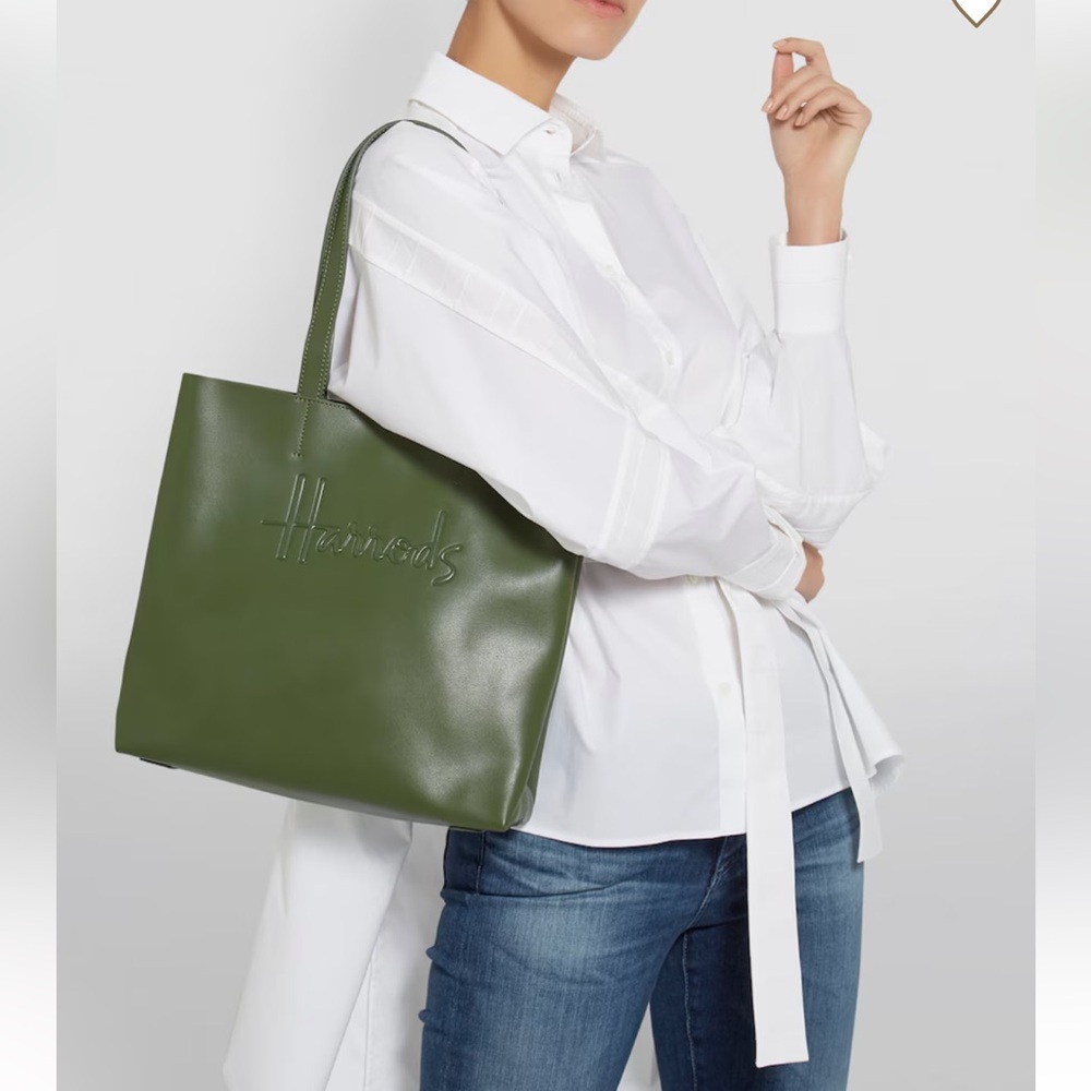 HARRODS
Medium Leather Kensington Tote Bag
